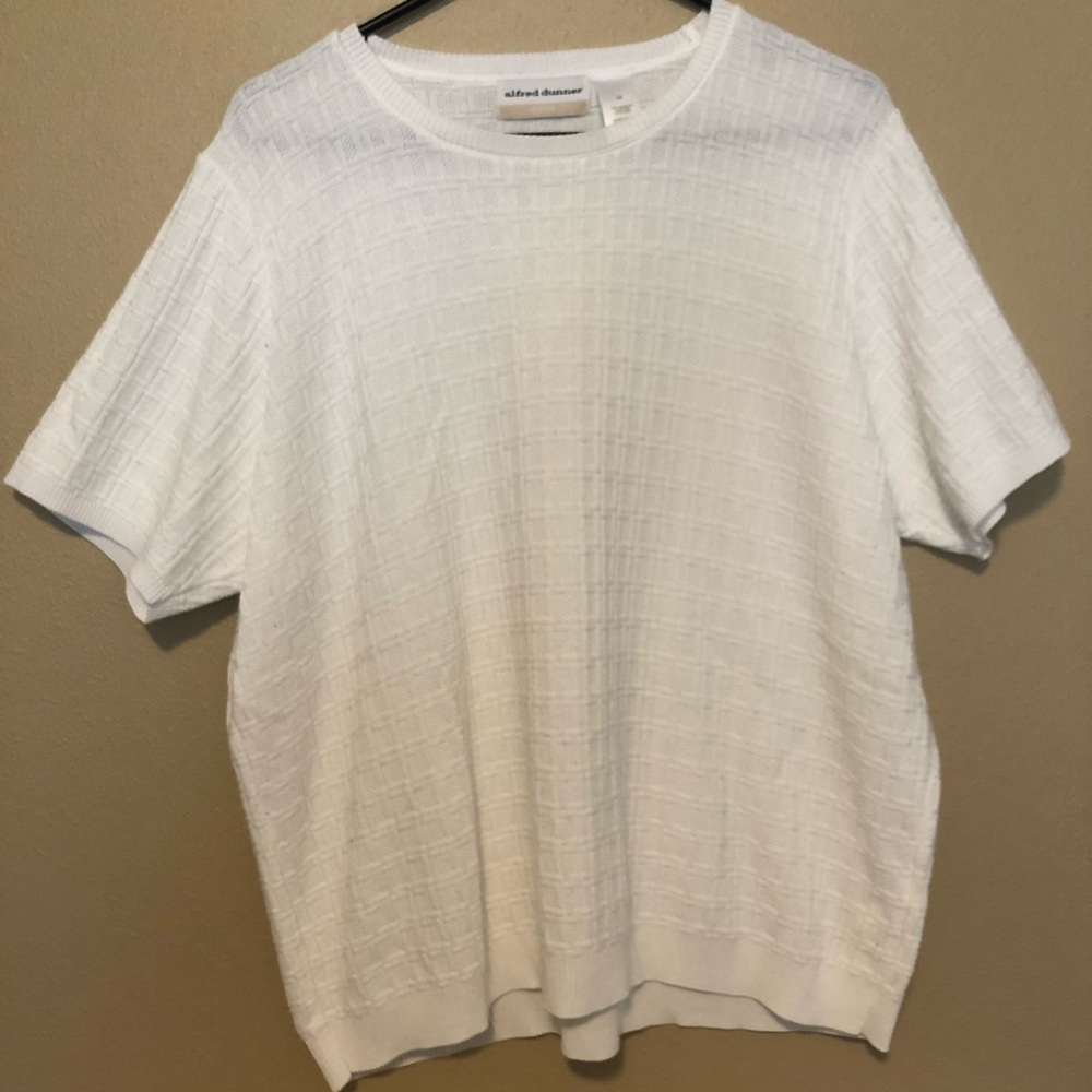 Alfred Dunner White Sweater Shirt 1X